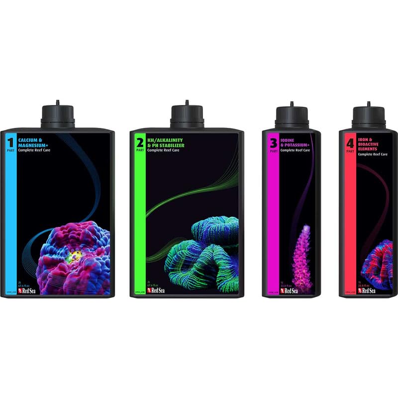 Red Sea COMPLETE REEF CARE 8.16まで特価です！ Amazon.com : Red Sea Large (160 Gallon) 4-Part RCP Complete Reef